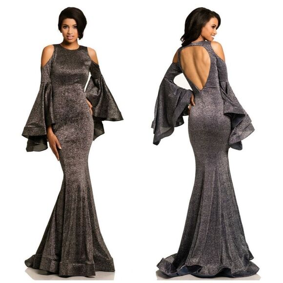 Johnathan Kayne 8111 MB Prom in Black Size 10 - Picture 1 of 12